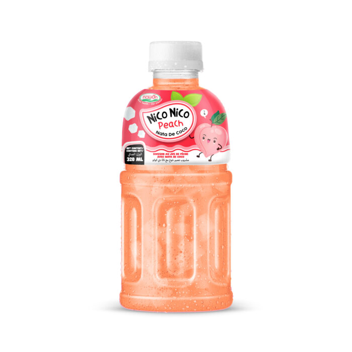 Nata de Coco Peach Juice Drink