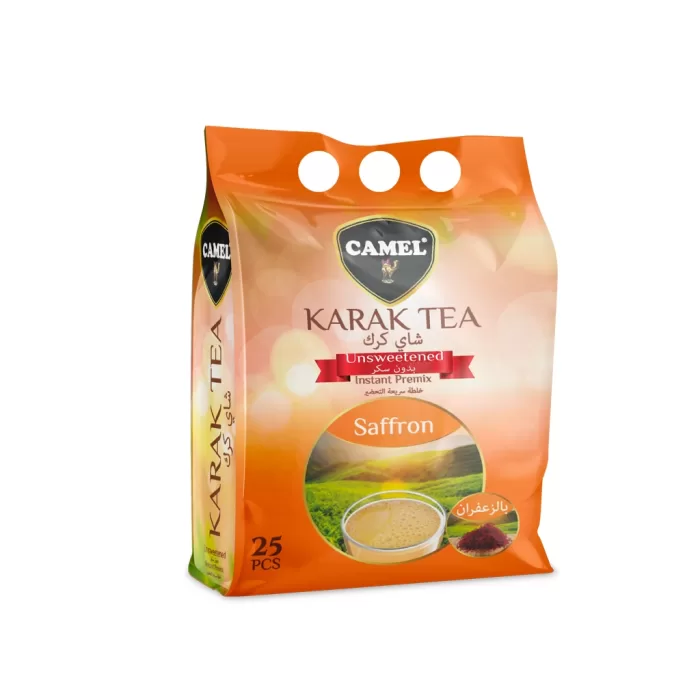 Camel Karak Tea Saffron Unsweetened Stick